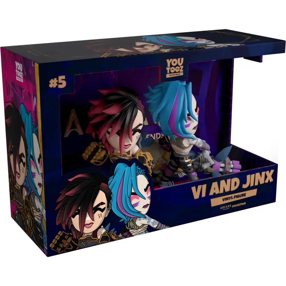 Arcane Pack 2 Figurines Vinyl Vi & Jinx 11 cm Youtooz