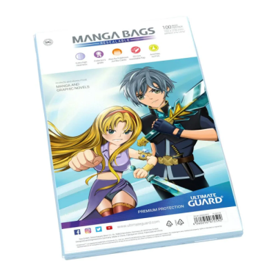 Protection Pochette Manga Refermable (100) - Ultimate Guard