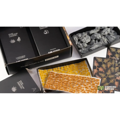 Golden Autumn Glade Basing Box - Gamers Grass