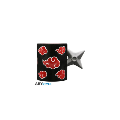 Naruto Shippuden - Mug 3D Anse Shuriken Akatsuki