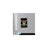 One Piece - Aimant Chapeau de Paille Skull - 5,5x8cm