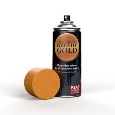 Army Painter - Colour Primer Greedy Gold - Bombe Spray 400ml