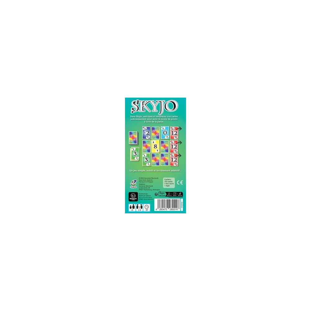 Skyjo - Jeu de cartes stratégique