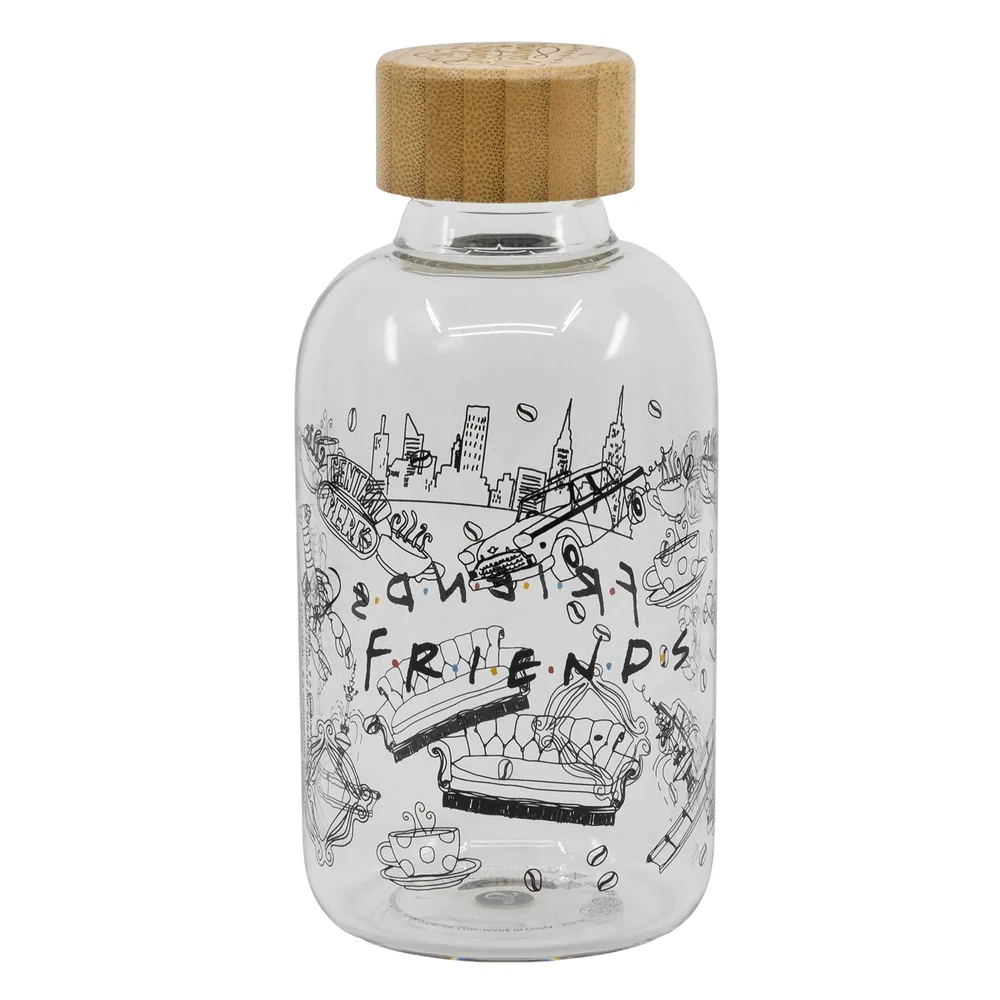 Bouteille Verre Friends 620ml - Licence Officielle