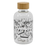 Bouteille Verre Friends 620ml - Licence Officielle