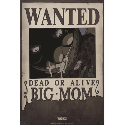 Poster Wanted Big Mom - One Piece (52x35 cm)