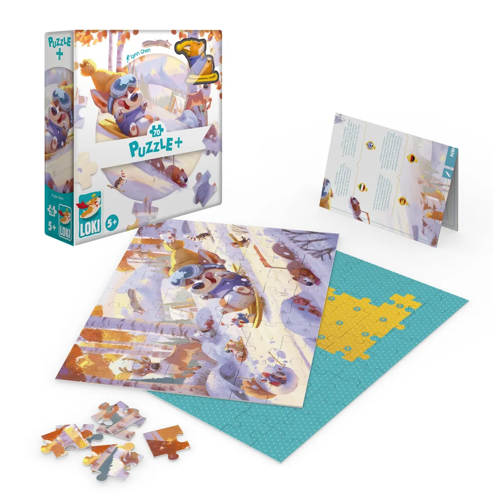Loki Fait de la Luge - Puzzle+ 70 Pièces