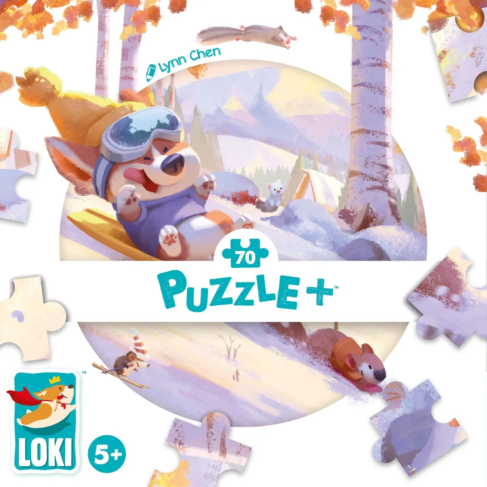 Loki Fait de la Luge - Puzzle+ 70 Pièces