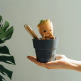 Groot - Pot à Crayons 3D en Résine