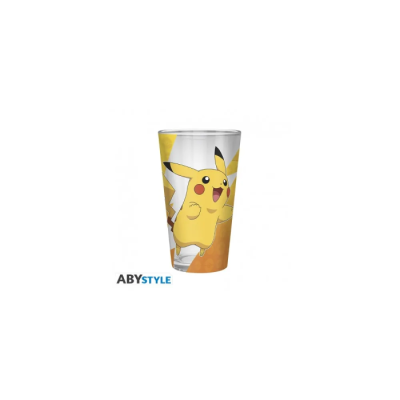 Pokémon - Verre XXL Premium 400 ml - Pikachu Effet Métal