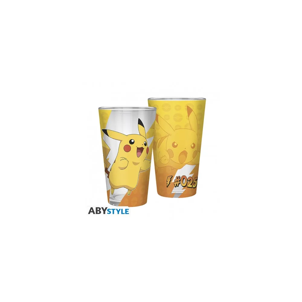 Pokémon - Verre XXL Premium 400 ml - Pikachu Effet Métal