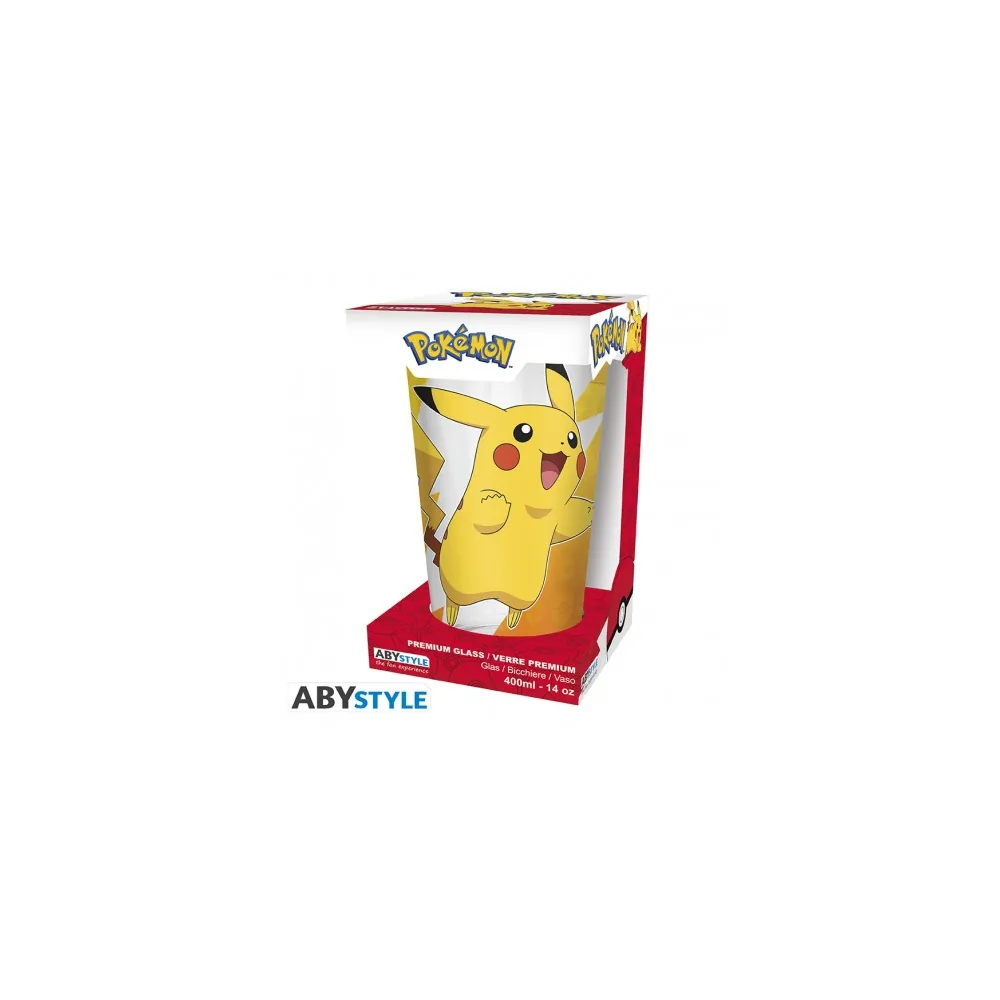 Pokémon - Verre XXL Premium 400 ml - Pikachu Effet Métal