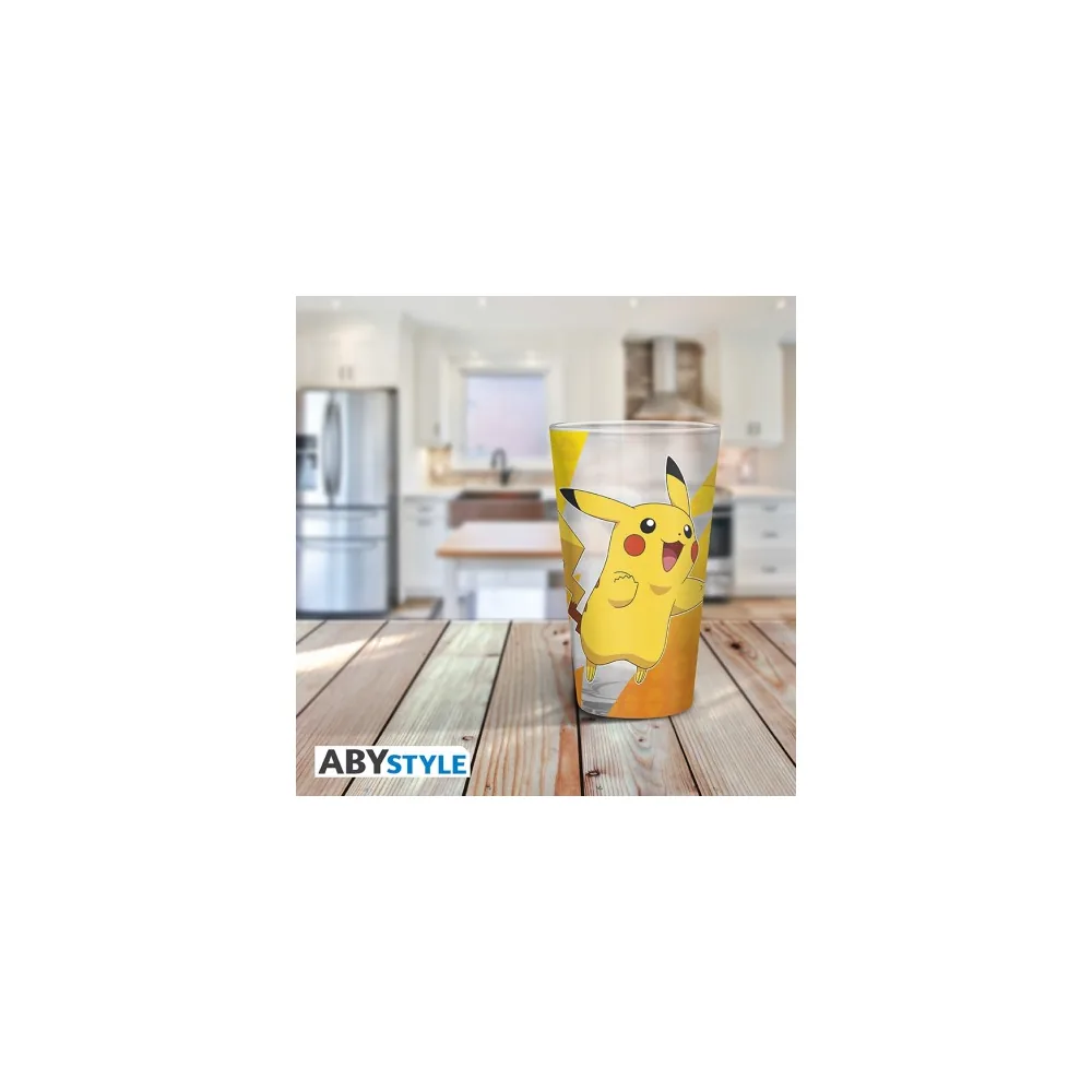 Pokémon - Verre XXL Premium 400 ml - Pikachu Effet Métal