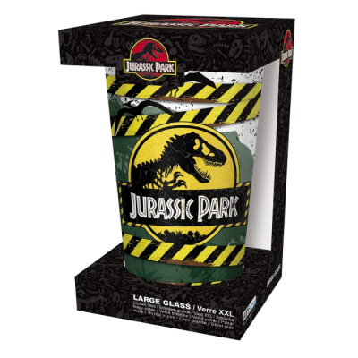 Jurassic Park - Verre XXL 400ml - Danger High Voltage