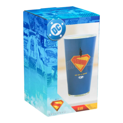 Verre à Bière Superman - Pinte Officielle DC Comics