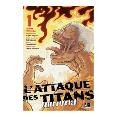L'Attaque des Titans - Before the Fall - Édition Colossale T01