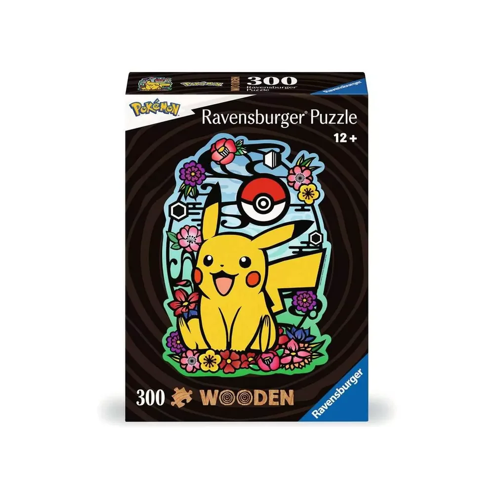 Puzzle Bois Pikachu 300 pièces - Ravensburger