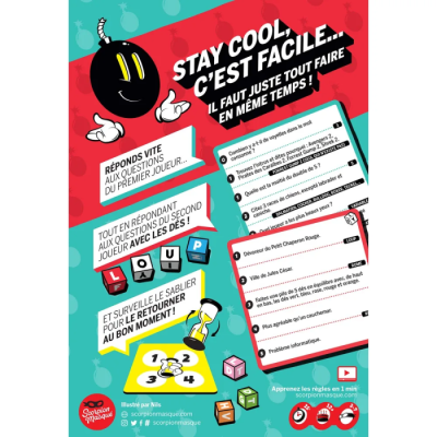Stay Cool - Jeu d'ambiance de rapidité et sang-froid