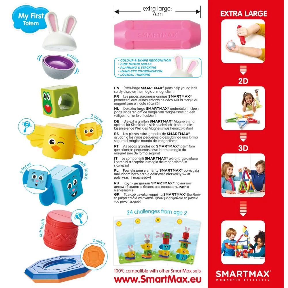 SmartMax My First Totem - Jeu magnétique évolutif