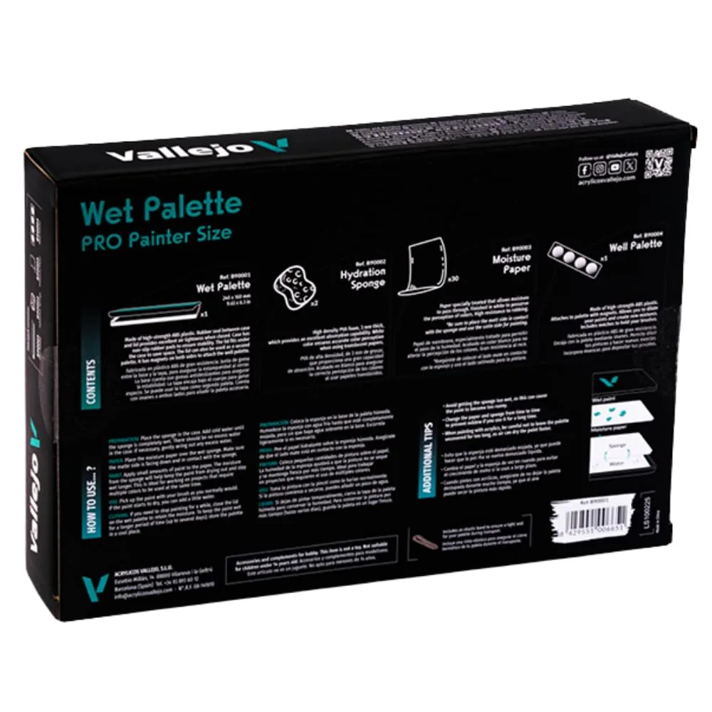 Palette Humide Wet Palette