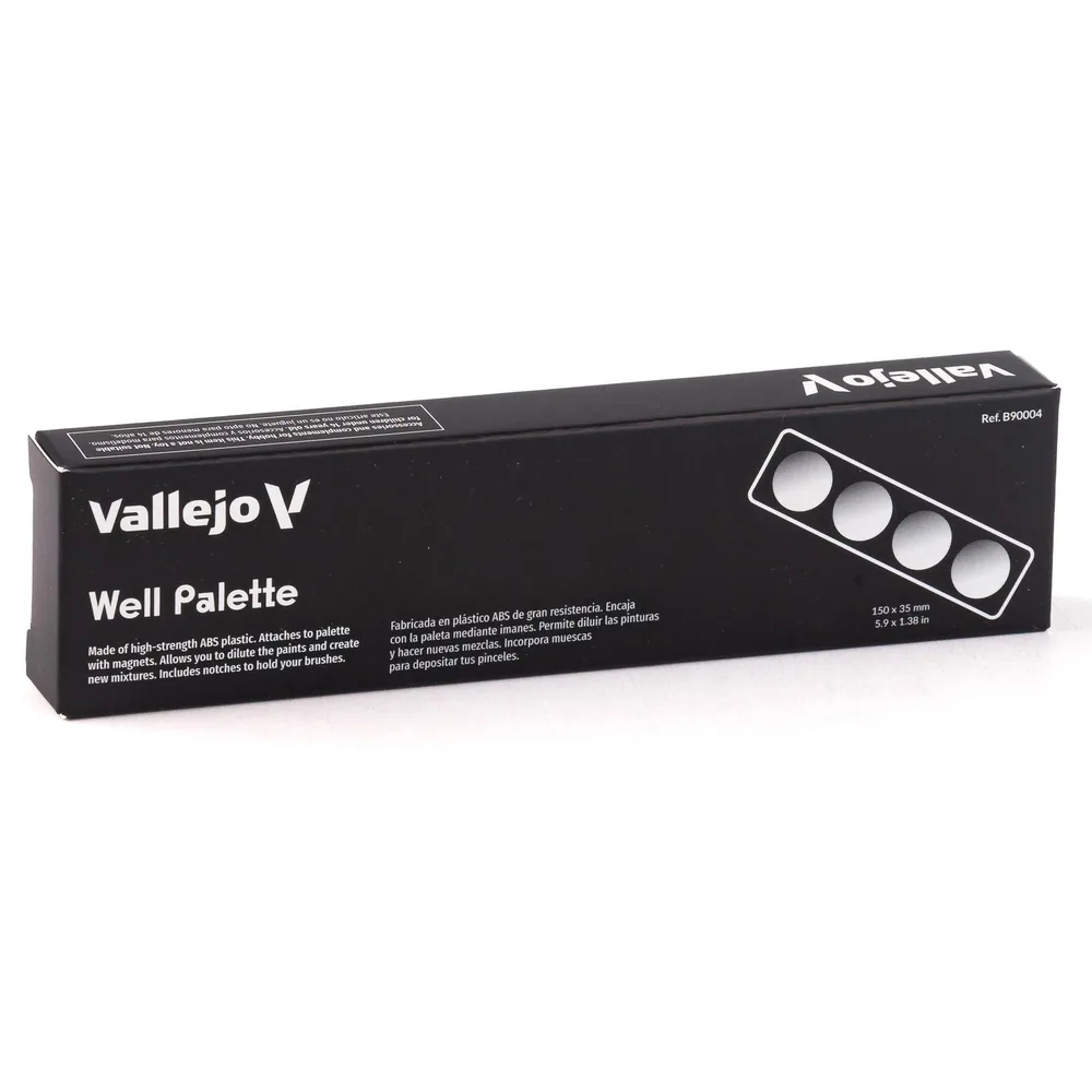 Well Palette Vallejo - Palette magnétique 5 godets