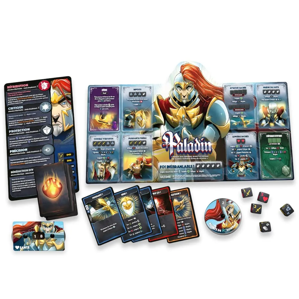 Dice Throne Saison 1 : Moine vs Paladin