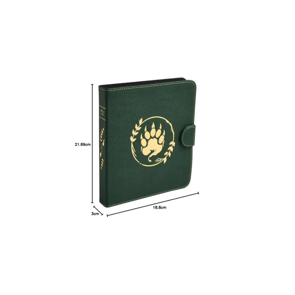 Dragon Shield Spell Codex Portfolio - Forest Green