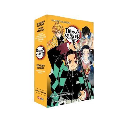 Coffret Demon Slayer T04 + Roman Jeunesse T02