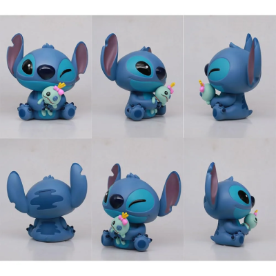 Tirelire Stitch 18cm - Disney - Boîte acétate