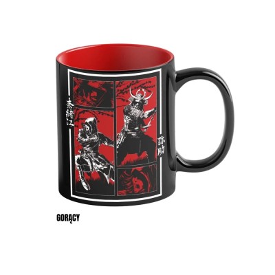 Mug thermoréactif Assassin's Creed Shadows – Naoe & Yasuke, 450 ml