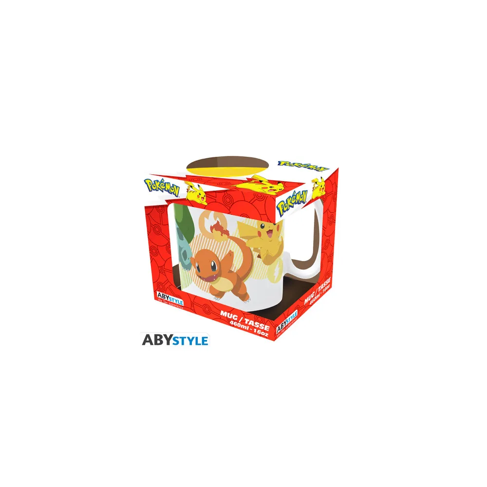 Pokémon - Mug 460 ml - Pikachu et Pokémon de Kanto