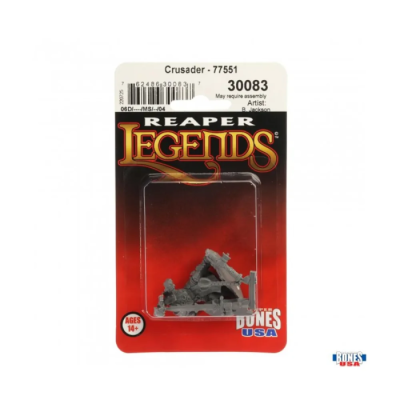 Figurine JDR Reaper Bones USA - Croisé Humain 25mm