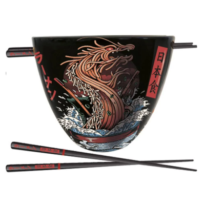 Dragon Ramen - Set Cadeau Ramen (Bol + Baguettes)