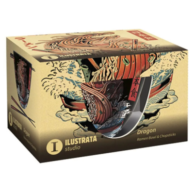 Dragon Ramen - Set Cadeau Ramen (Bol + Baguettes)