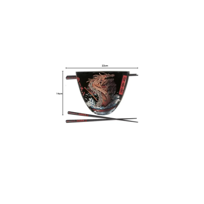 Dragon Ramen - Set Cadeau Ramen (Bol + Baguettes)