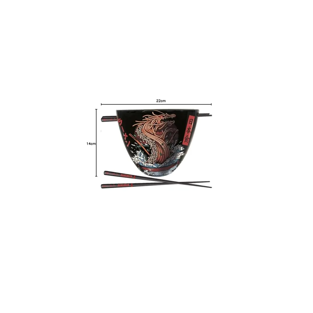 Dragon Ramen - Set Cadeau Ramen (Bol + Baguettes)