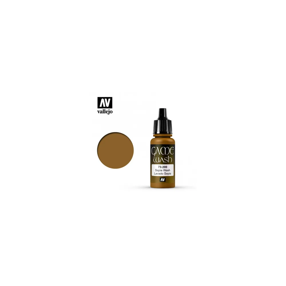 Sepia Wash - Game Color - Vallejo 17ml