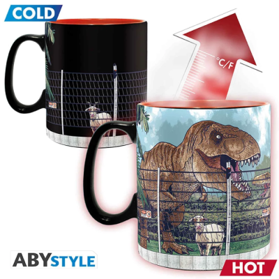 Jurassic Park - Mug Thermoréactif - 460 ml - Porte