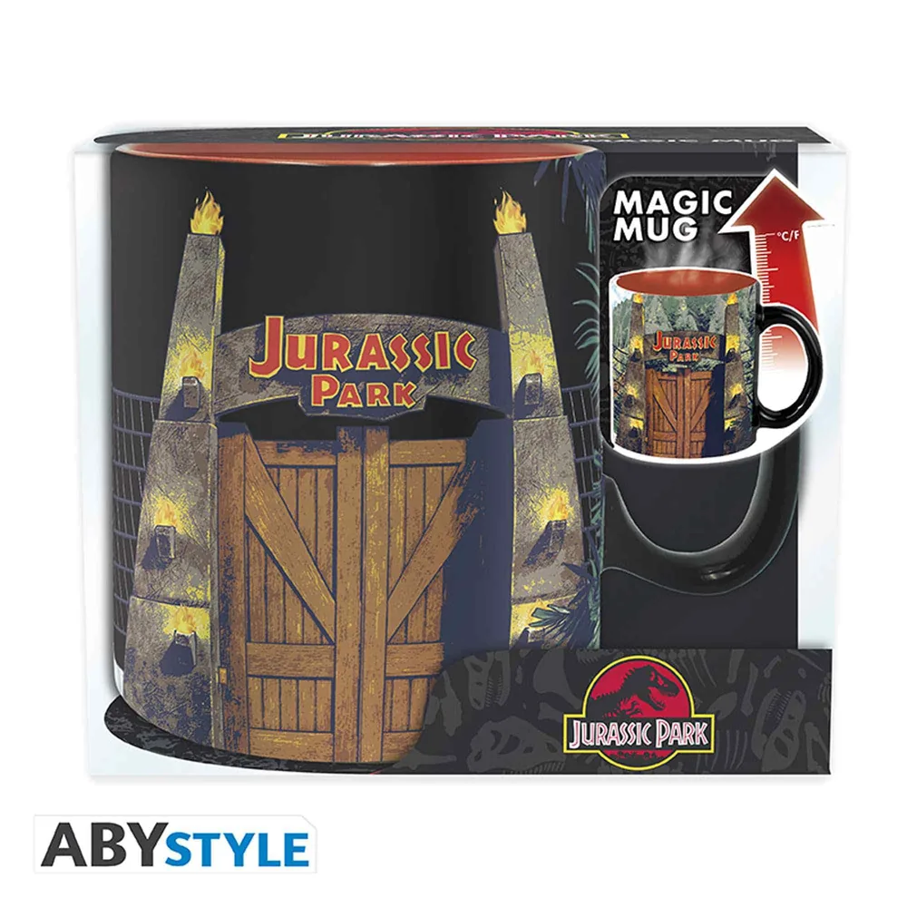 Jurassic Park - Mug Thermoréactif - 460 ml - Porte