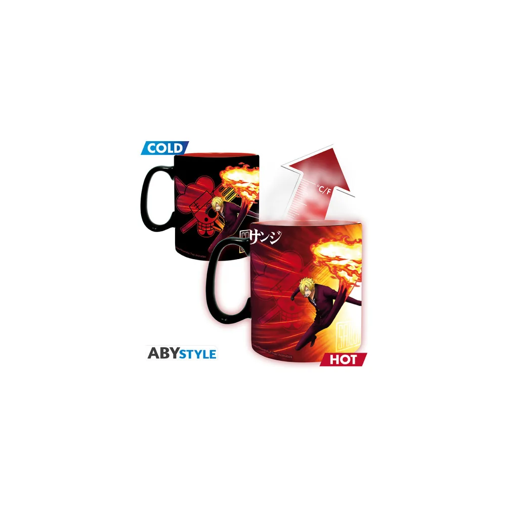 One Piece - Mug Thermo-réactif 460ml - Zoro & Sanji