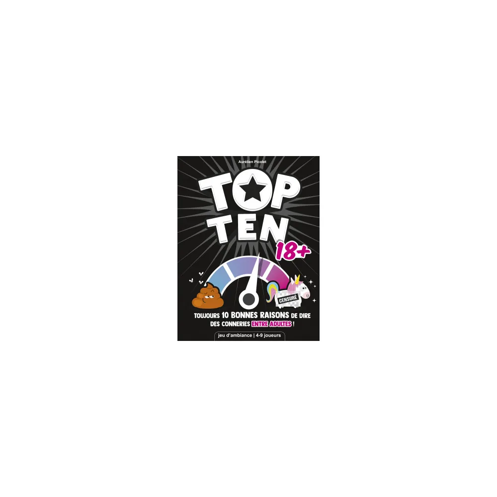 Top Ten 18+ - Jeu d'ambiance pour adultes