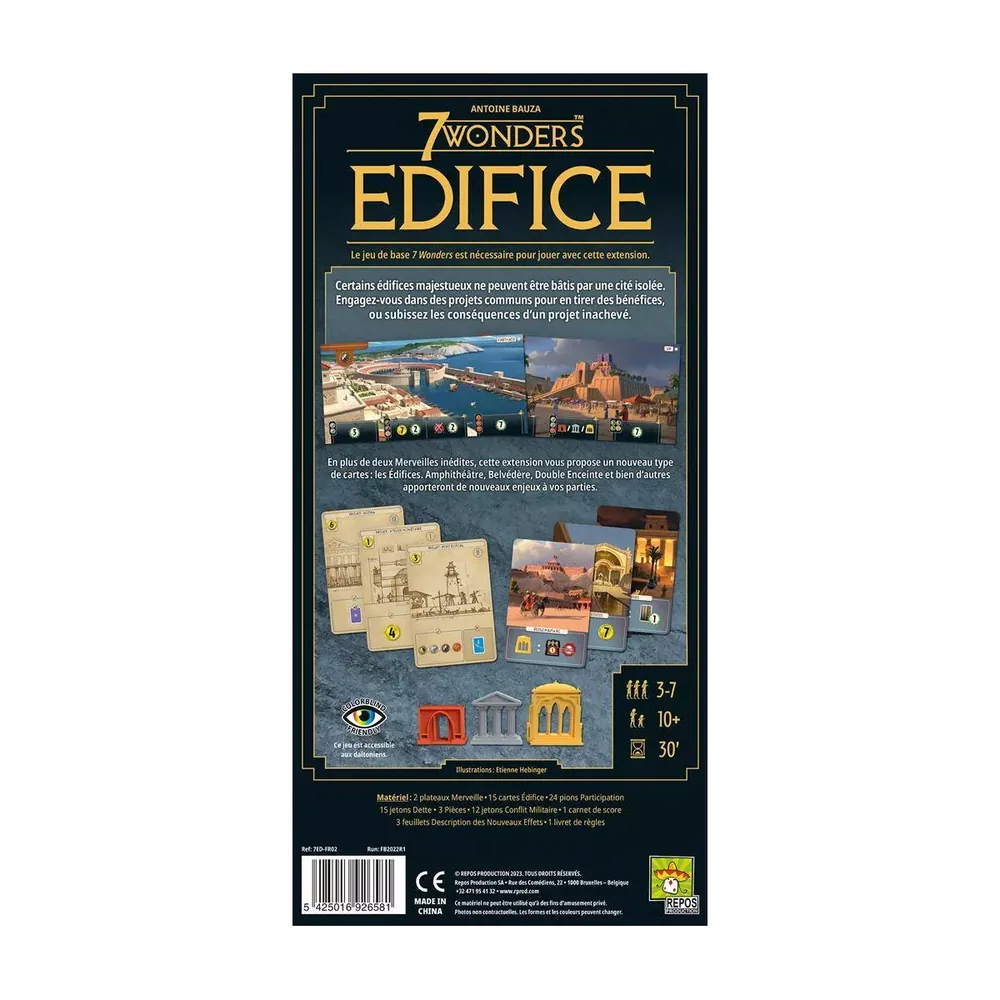 7 Wonders Édifices - Extension Nouvelle Édition