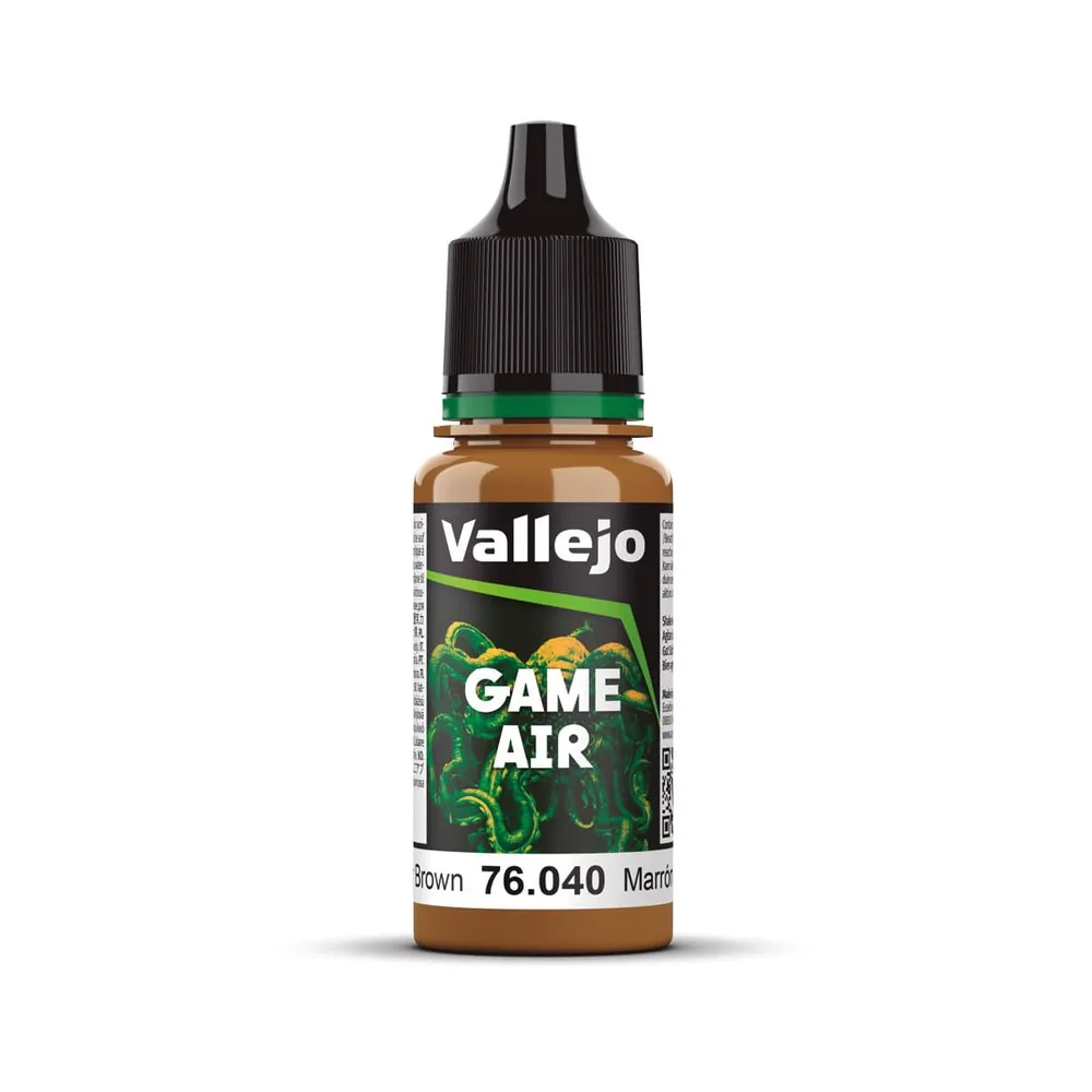 Game Air Leather Brown - Peinture aérographe Vallejo 18ml