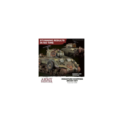 Army Painter - Most Wanted Brush Set - Set de pinceaux à chipping
