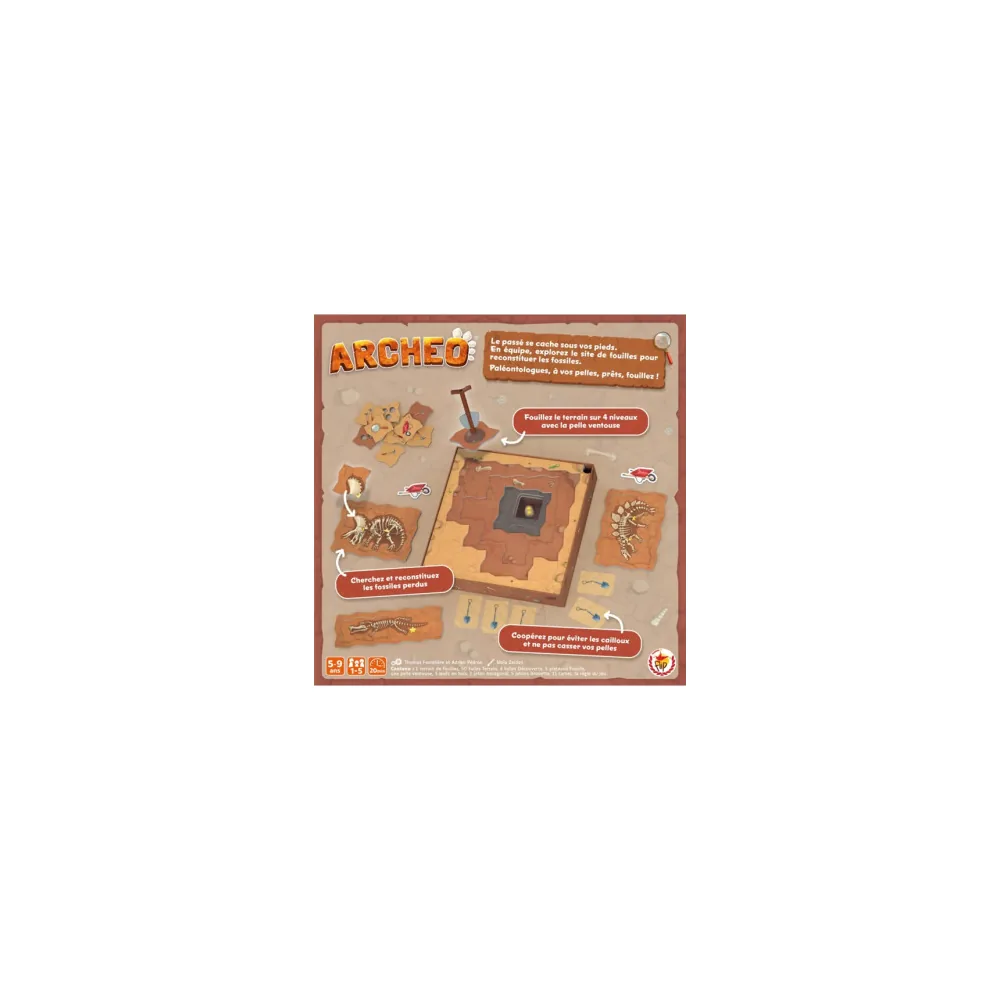 Archeo - Jeu de société coopératif d'archéologie