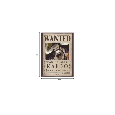 One Piece - Poster Wanted Kaido (52x38 cm)