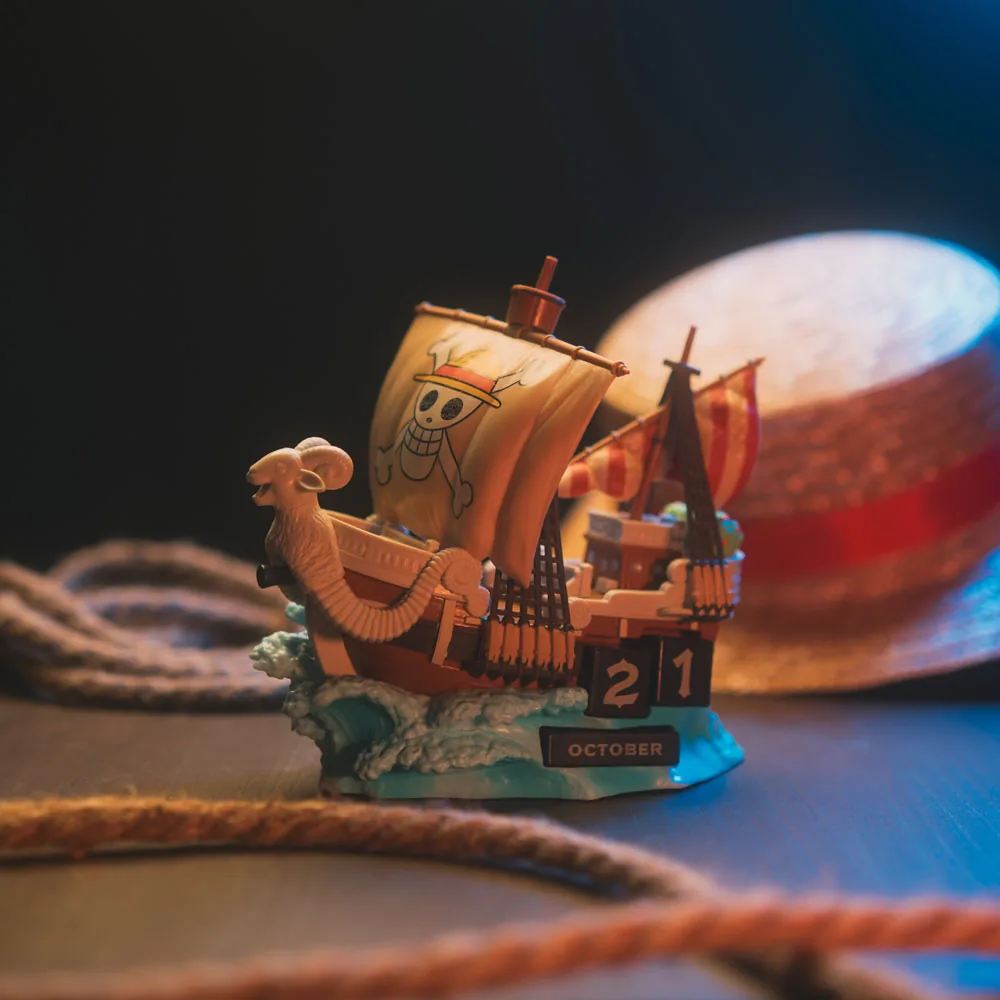 One Piece Netflix - Going Merry - Calendrier Perpétuel 3D