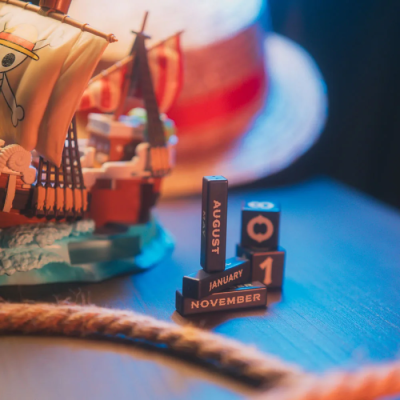 One Piece Netflix - Going Merry - Calendrier Perpétuel 3D