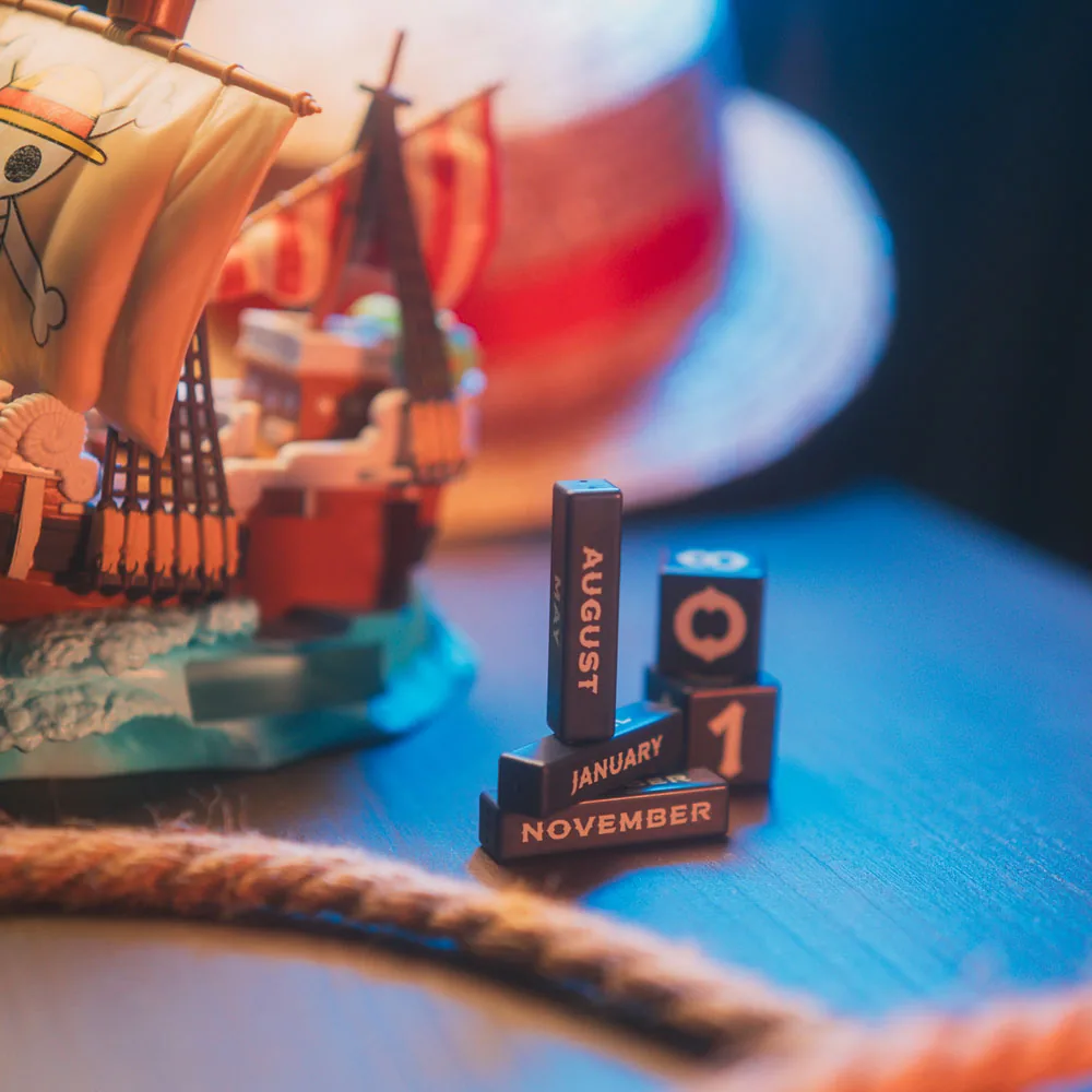 One Piece Netflix - Going Merry - Calendrier Perpétuel 3D