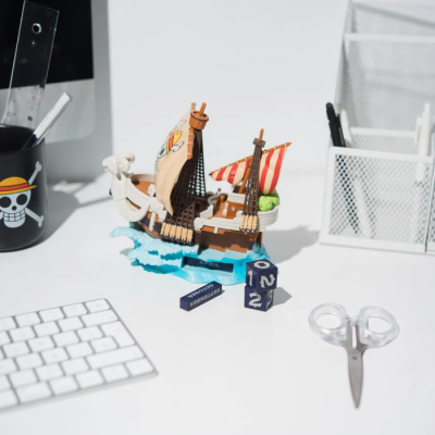 One Piece Netflix - Going Merry - Calendrier Perpétuel 3D
